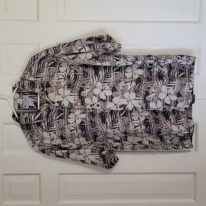 Columbia men's GRT silk Hawaiian print shirt sz xl